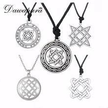 Dawapara Коловрат гот украшения звезда Россия Lada холодного отжима амулет в готическом стиле, славянские кулон Для мужчин Для женщин минималистский славянские бусы
