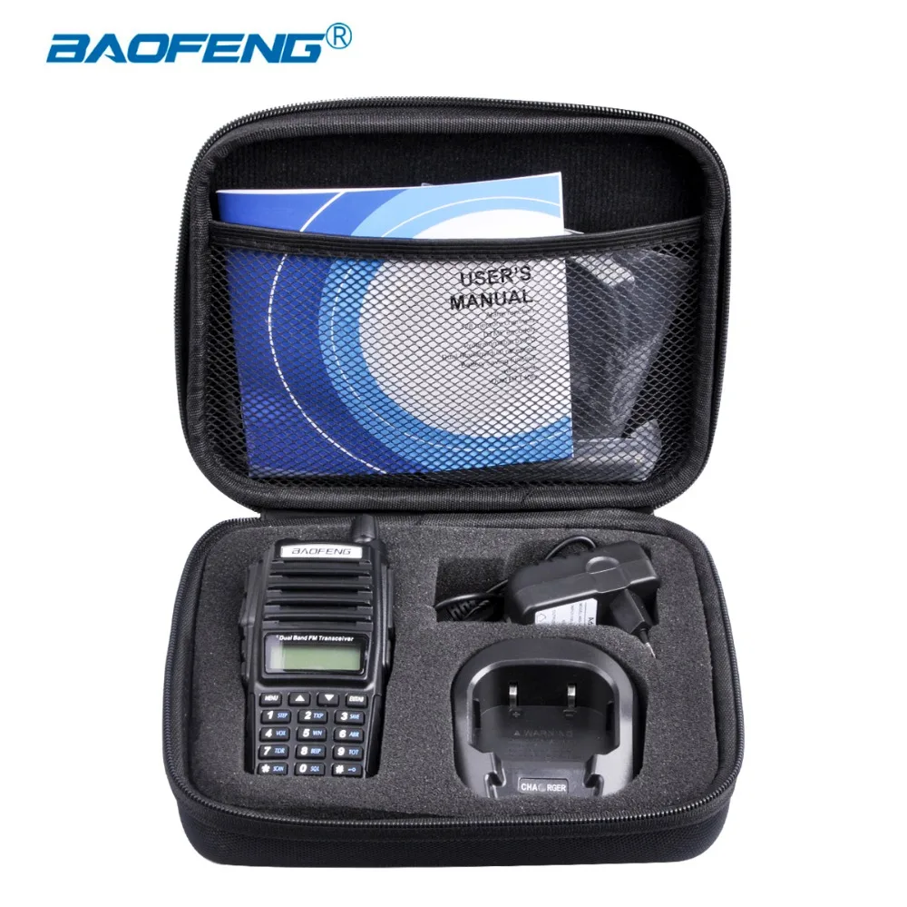 Baofeng UV-82 Walkie Talkie чехол UV 82 двухсторонняя сумка для радио портативная нейлоновая Защитная сумка для хранения для UV82 CB радио охотничья крышка