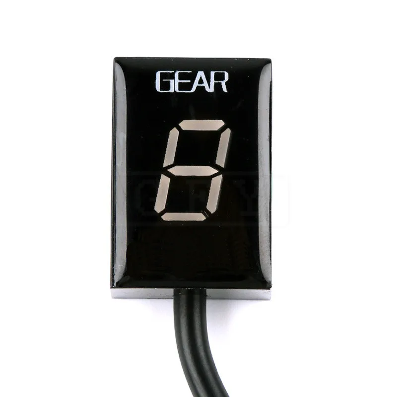 Velocímetro Digital Para Motocicleta Shkalacar | Pantalla LCD Con Indicador De Marchas 1-6, Odómetro, Combustible Y Retroiluminación Blanca, Fácil Instalación