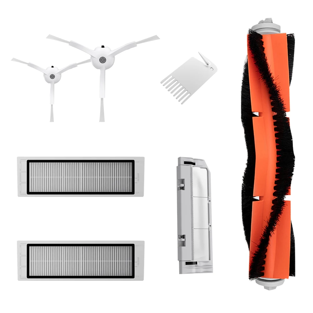 

XIAOMI MI filter vacuum hepa Robot Part Pack Side Brush x 2pc, HEPA Filter x 2pc, Main Brush x 1pc, Cleaning Tool x 1pc Complete