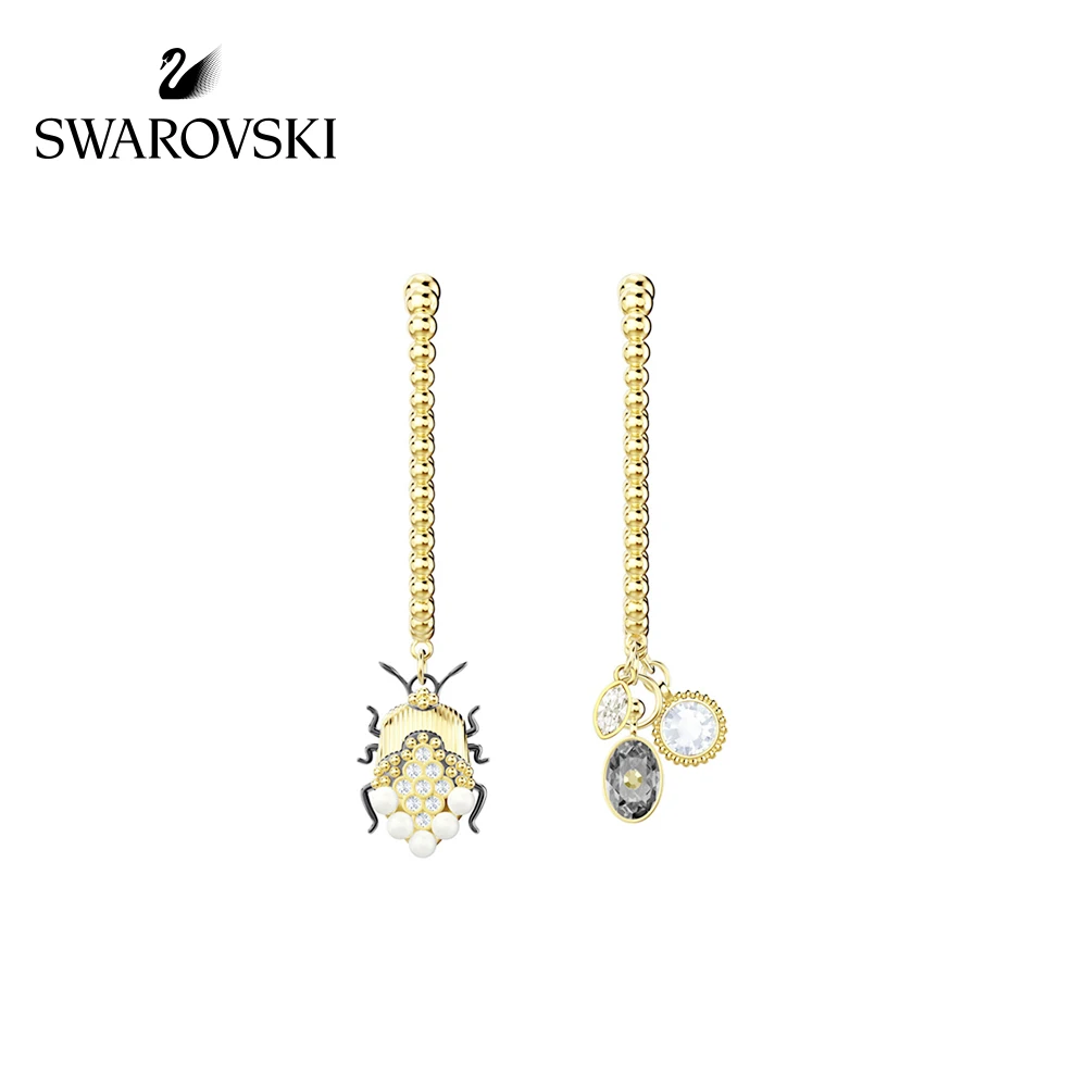 

Original Genuine Swarovski MAGNETIC Explore the magical mysterious world of ornate gold turtle women crystal ear studs 5423175