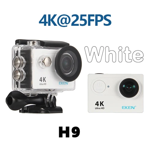 Origiinal eken H9 H9R ультра FHD 4K 25FPS Wi-Fi экшн-Камера Водонепроницаемый 1080p 60fps подводный go удаленного Спортивная камера extreme pro - Цвет: As Photo