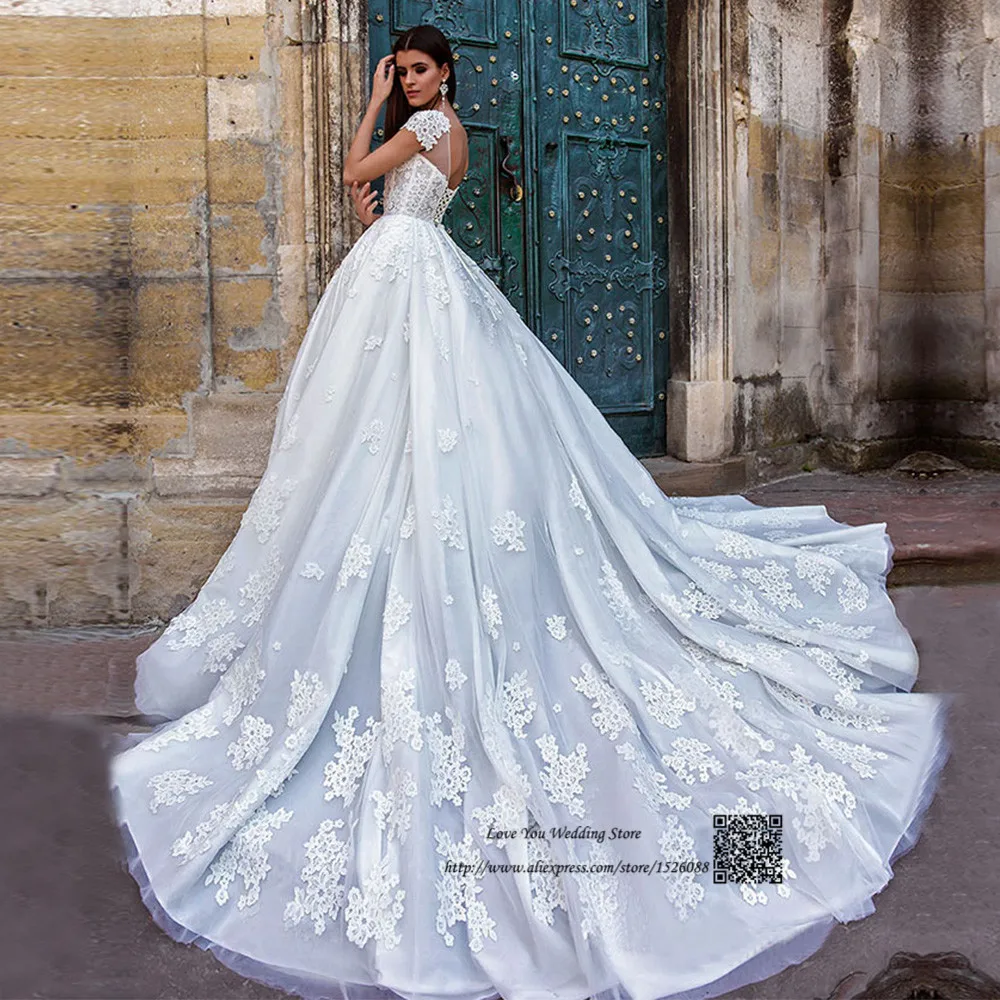 Long Train Wedding Gowns