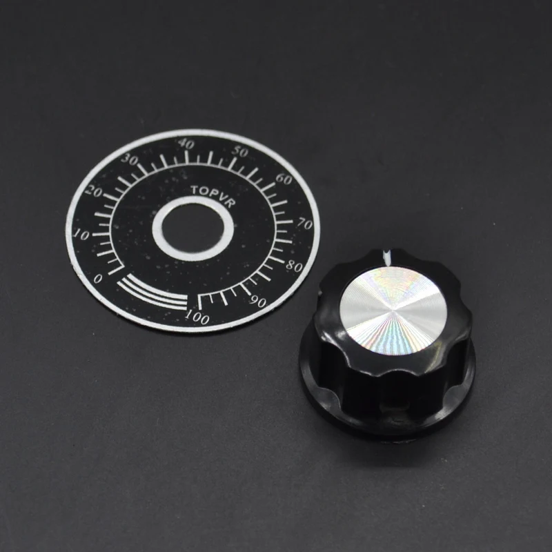 

Hat with dial potentiometer potentiometer knob dial numerals sheet +MF-A03 potentiometer knob hat