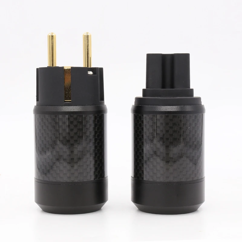 Audiocrast Hi-End Gold Plated EU Power Plug Schuko