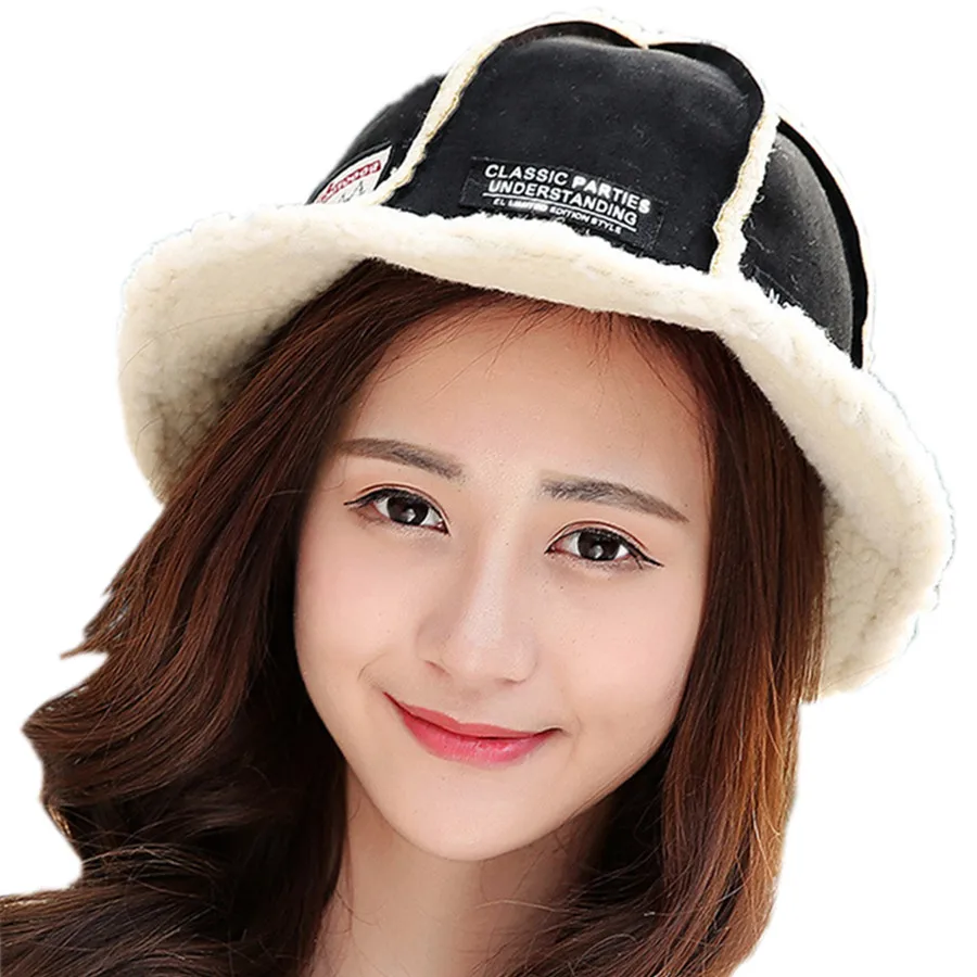 Buy Fashion Winter Warm Bucket Hats 2016 Fall Leisure