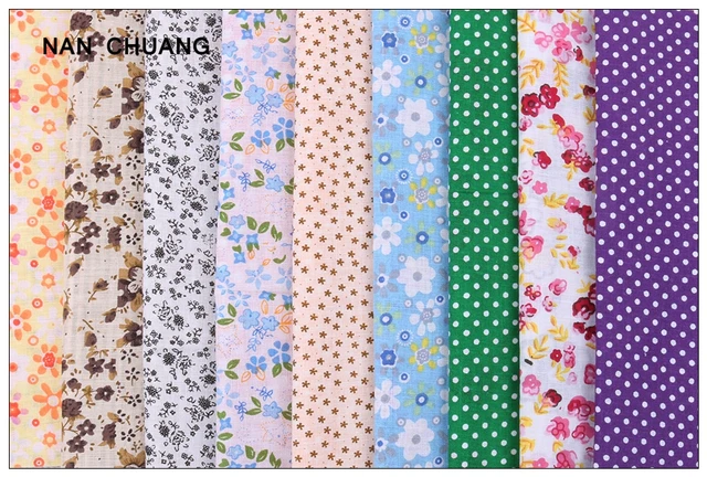 Nanchuang Random Thin Patchwork Cotton Fabric For Sewing
