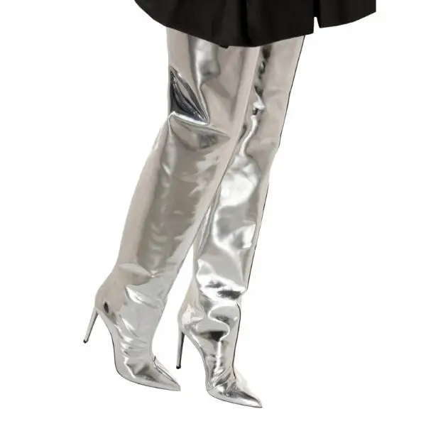 bottes argent