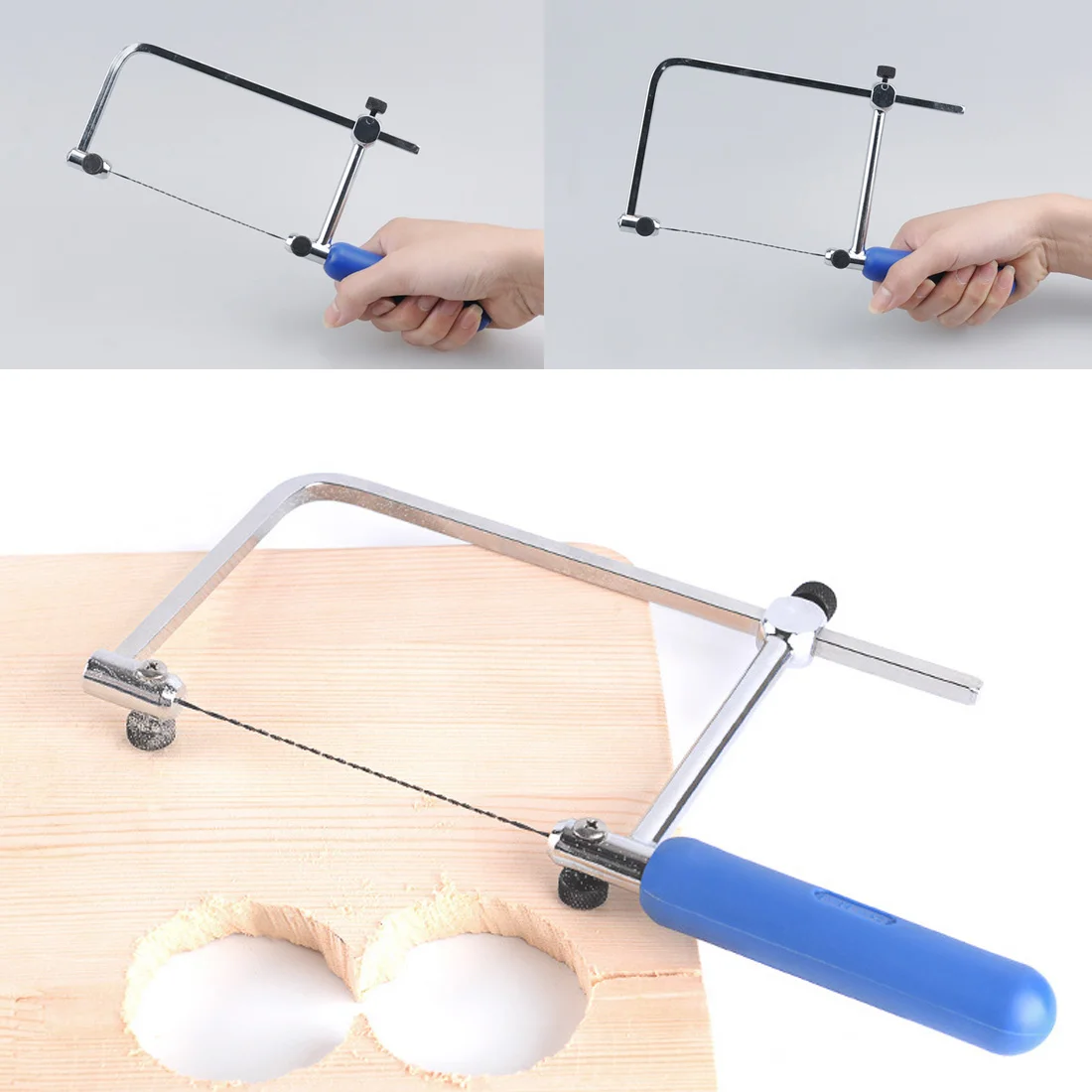 

Adjustable U-shape Saw Frame Hacksaw Saw Frame Sawbow Adjustable DIY Hand Tools For Jewelry Tools