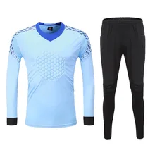 Survetement футбольный Вратарский трикотажный комплект, футбольный тренировочный костюм, Защитные комплекты Вратарские униформы