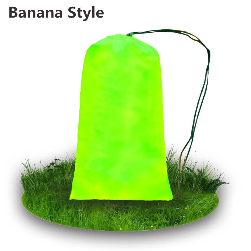 Fruit green Banana Быстрый надувной диван для отдыха сумка Laybag надувное кресло для отдыха спальный мешок ленивый мешок надувной шезлонг кровать стул нейлон Диван Лежак - Цвет: Fruit green Banana