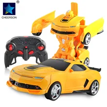 HOT Bugatti Transformation Remote Control Pawl Control Racing Car Model Eletronic Toys