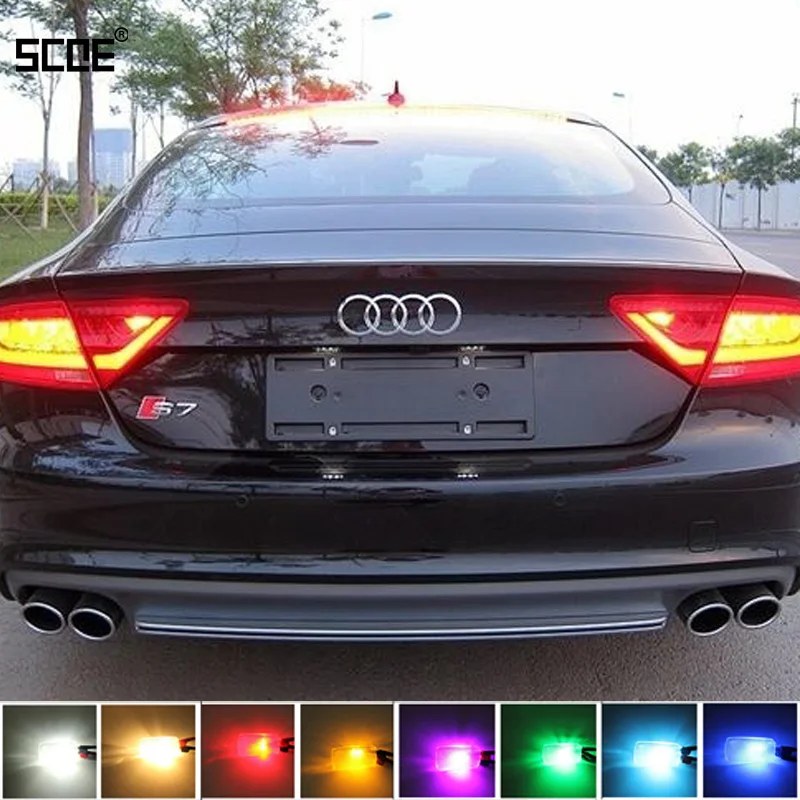 

For Audi A2 A8 Allroad R8 R8 Spyder RS4 (8E) SCOE 2015 New 30SMD Rear Fog Bulb Lights Lamp Source Car Styling Super Bright