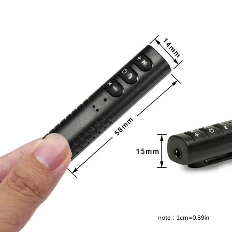 Vehemo черный 3.5 мм Jack Bluetooth гарнитура для авто громкой музыки приемник аудио адаптер авто AUX комплект для Динамик наушников стерео