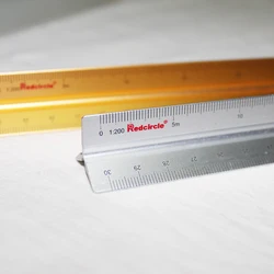 Règle de 30cm en alliage d'aluminium de haute précision, échelle en métal domestique 