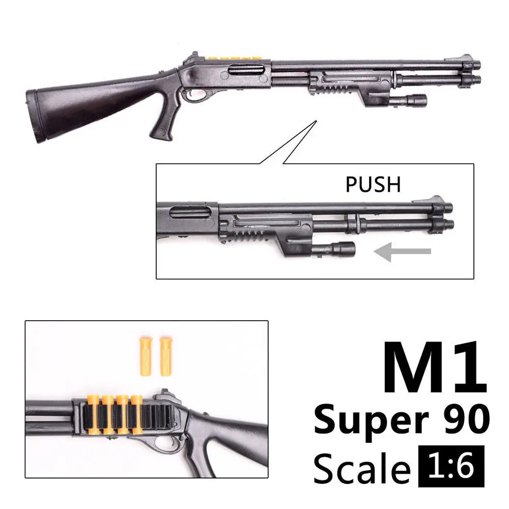 1:6 1/6 Scale 12 inch Action Figures Accessory Benelli M1 Super 90 Soldier Parts Model Guns Use For 1/100 MG Bandai Gundam Gift