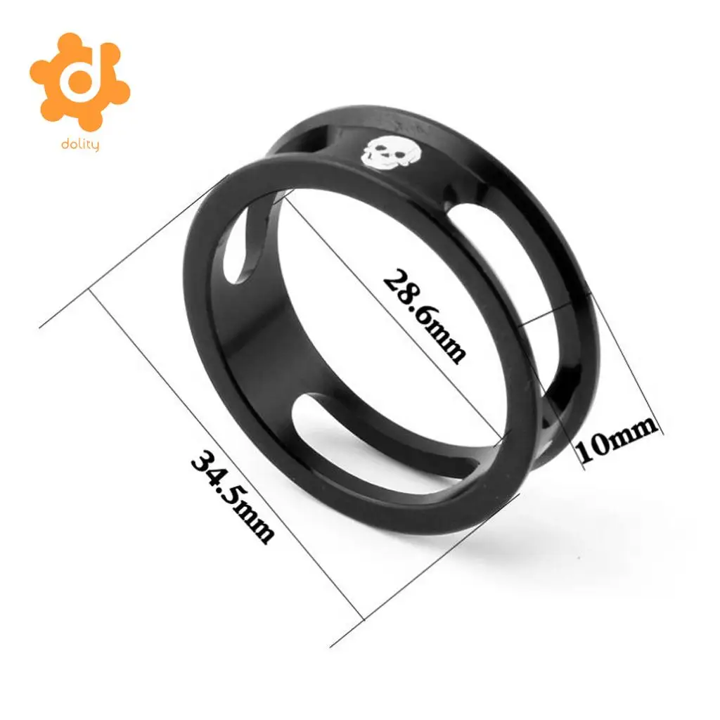 4Pcs CNC Aluminum Alloy 10mm MTB Bike Bicycle Headset Ring Cycling 28.6mm 1 1/8 inch Front Fork Stem Spacers Washers Replacement