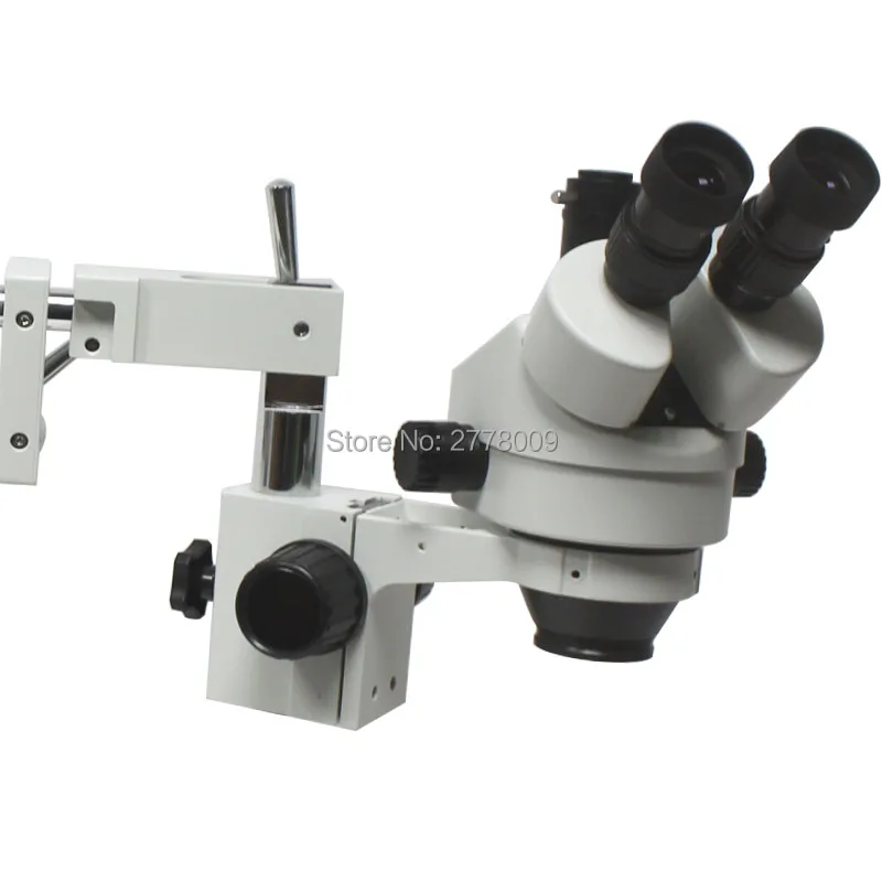 3.5X-90X двойной Arm Boom Stand Тринокулярный Стерео Увеличить микроскоп 21MP 1080 P 60FPS HDMI Камера 144 светодиодные фонари 10-дюймовый монитор