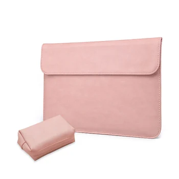 

Laptop Bag Liner Case For Macbook Air 13 Inch With Power Bag Pink Leather