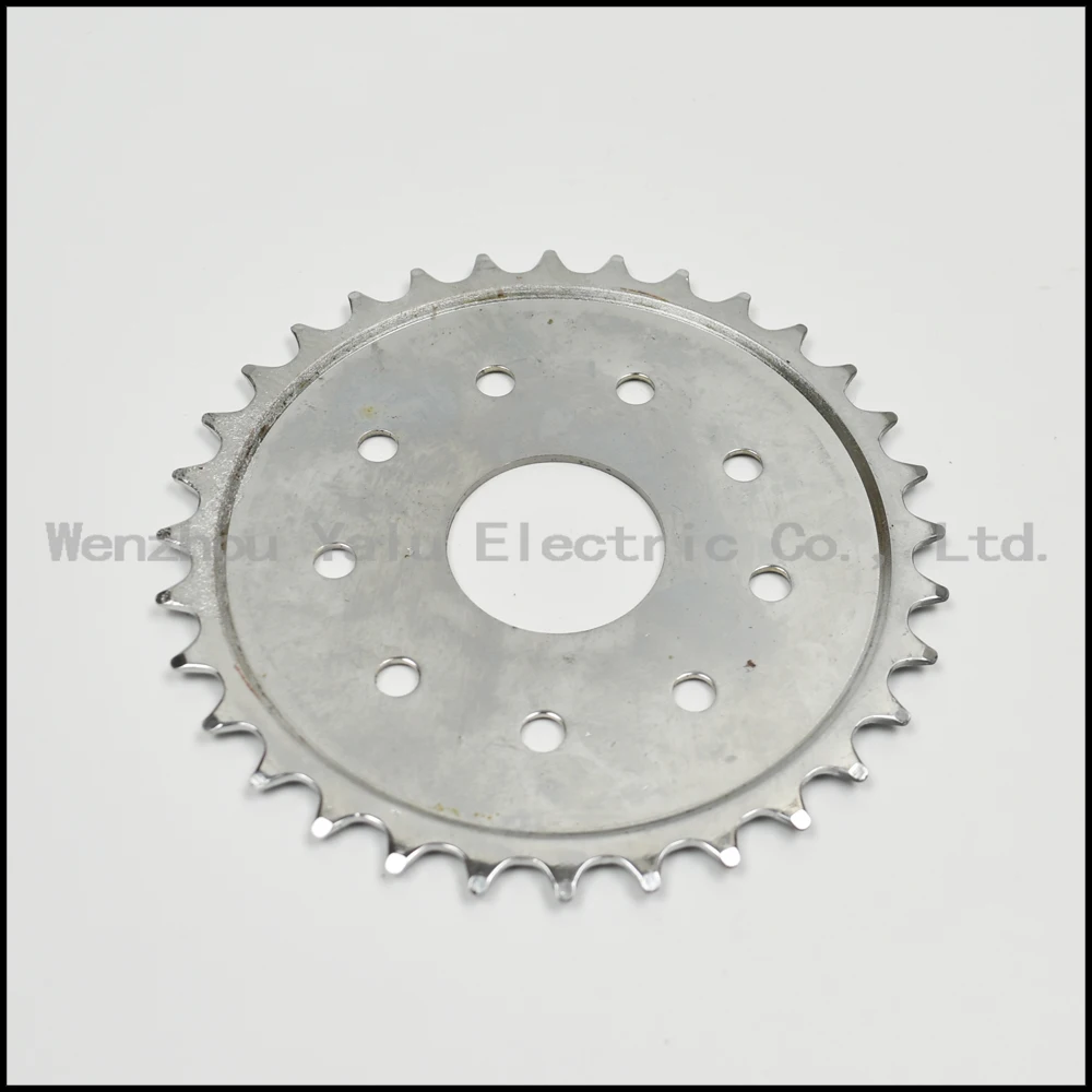 Sale Bicycle spoke sprocket bicycle rear wheel 32t sprocket for left drive motor kit 16t flywheel with motor MY1016Z adapter 4