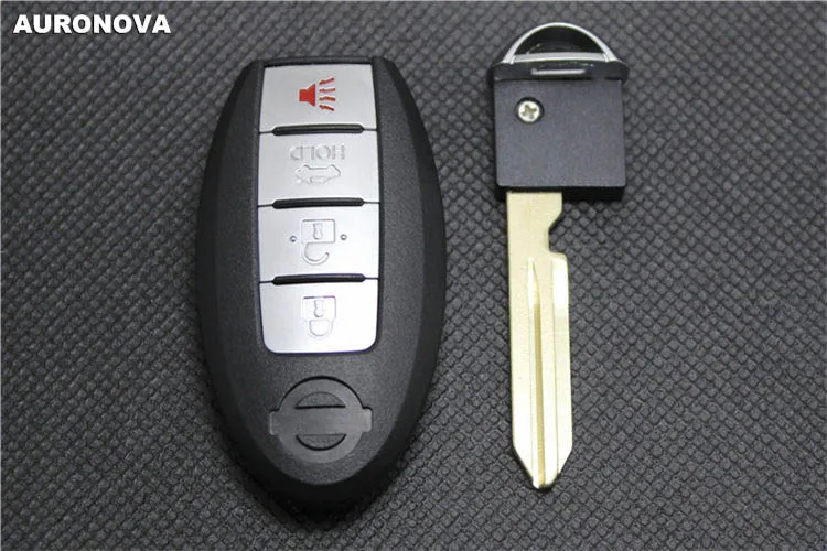 AURONOVA заменить оболочки для Nissan Teana Sylphy Tiida Qashqai Morano 4 кнопки дистанционного ключи чехол с режиссерский лезвие