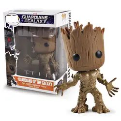 Galaxy Guardians 9,5 см ПВХ фигурку дерево Человек Детские groot, ракета популярная модель Коллекция игрушечные лошадки для детский подарок