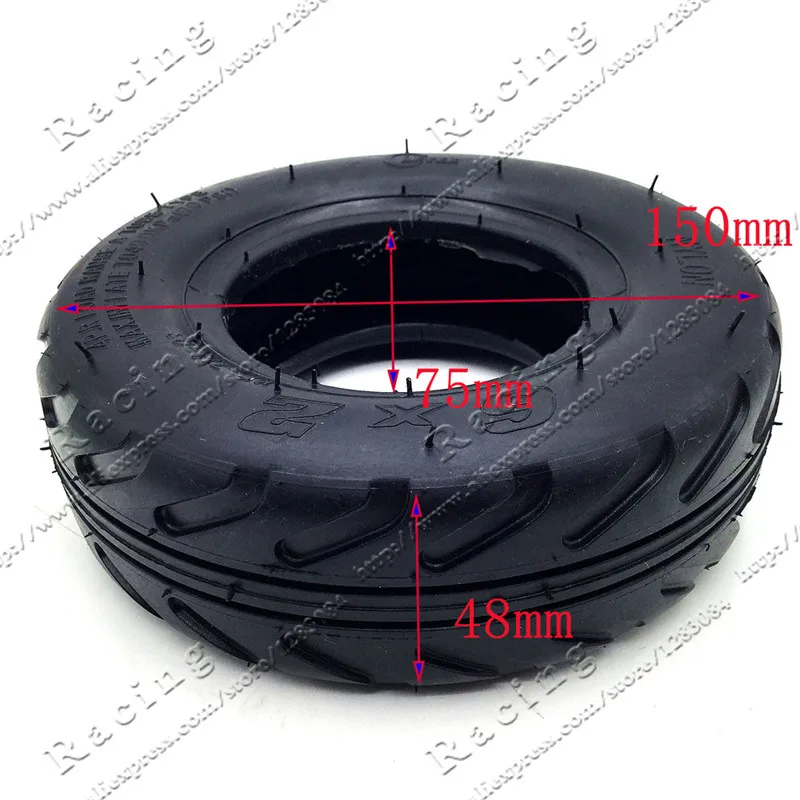 Scooter 6 inch 6X2" Tireand Inner Tube Set Fit for Electric Scooter Wheel Chair Truck F0 Pneumatic Wheel Trolley Cart Air
