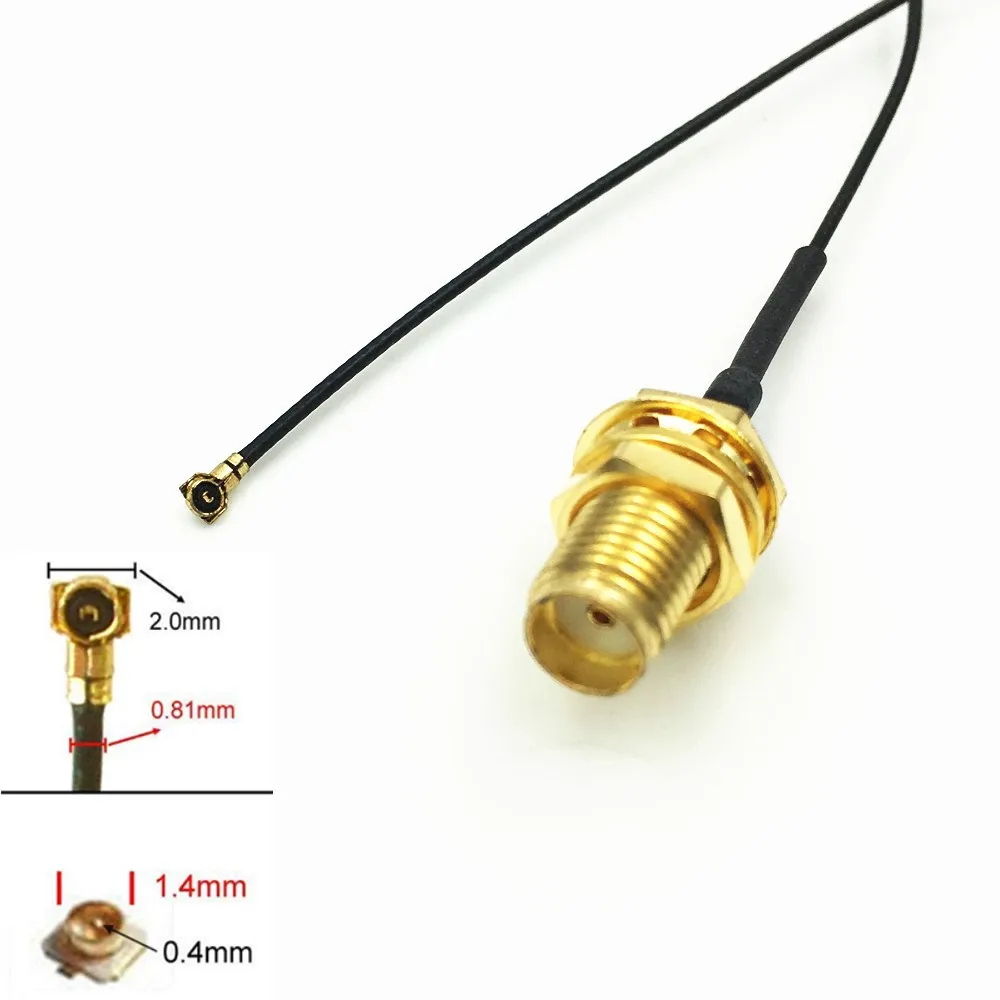 Кабель перемычки MHF4 IPX с разъемом типа мама разъем SMA/0 81 RG0.81 RF 4 OD мм для PCI Wi Fi 10 см 15
