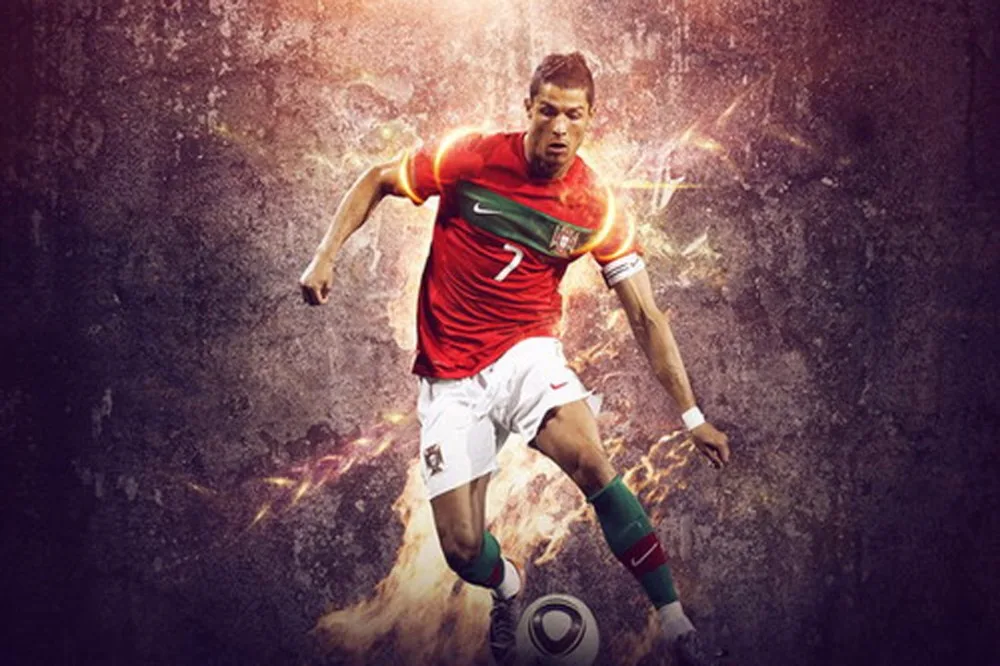 1070 Cristiano Ronaldo - Football RM Soccer Star-Wall Sticker Art Poster For Home Decor Silk Canvas Painting