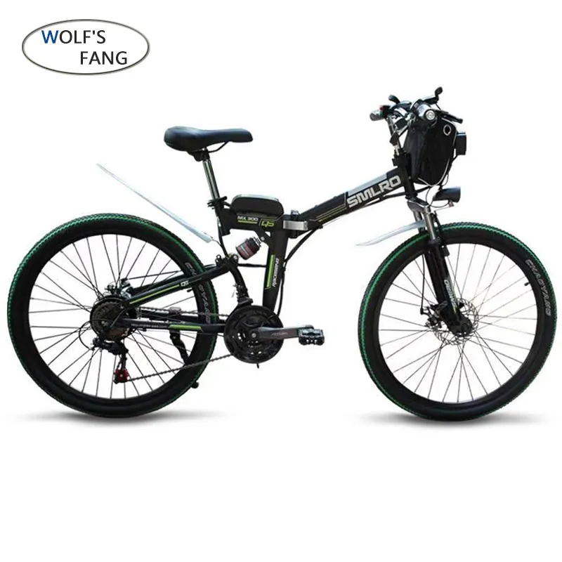 

Mountain Bike 21 speeds 36V 350W Lithium Battery 10AH Brushless Motor powerful Electric Bicycle ride 26" Foldable Free delivery