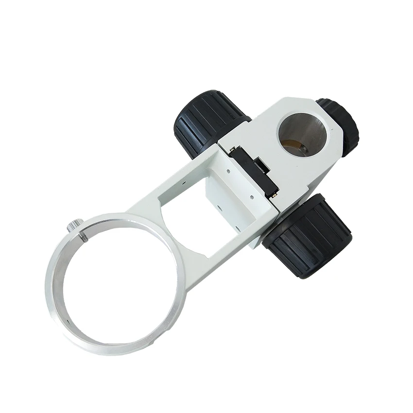 Ефикс прочная двойная рукоятка для выставочного стенда для Тринокулярный бинокулярный стерео микроскоп с A1 микроскоп голова провести кольцо