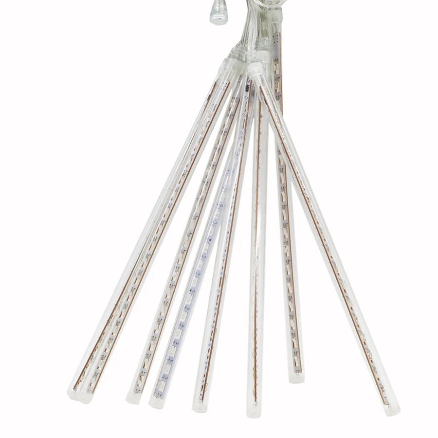 Waterproof Holiday Lights 30cm 50cm Meteor Shower Rain Tubes Led Light Lamp 100-240V Christmas Wedding Garden Party String Light