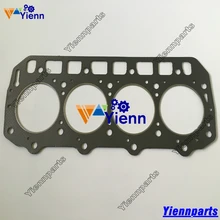 Для Yanmar 4D92E 4TNE92 головки цилиндров прокладка 129901-01350 подходит hiyster H2.5TX погрузчик 4TNE92 дизельный двигатель части