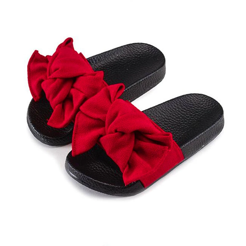 2018 New Children Shoes Girls Slippers Princess Bowknot Comfortable ...