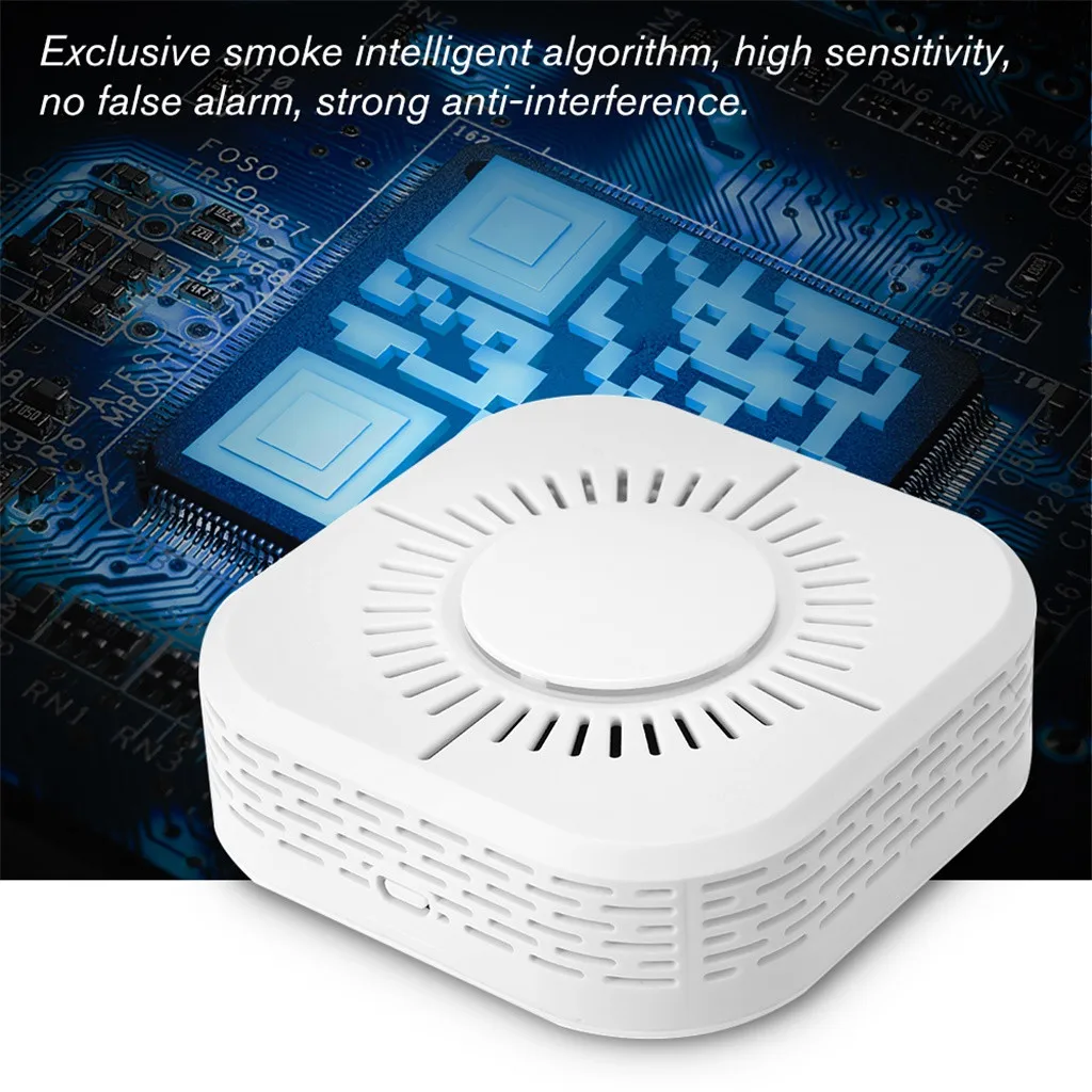 3 in 1 Smoke Detector Wireless 433MHz for Fire Security Alarm Protection Alarm Sensor for Home Factory Security Alarm System