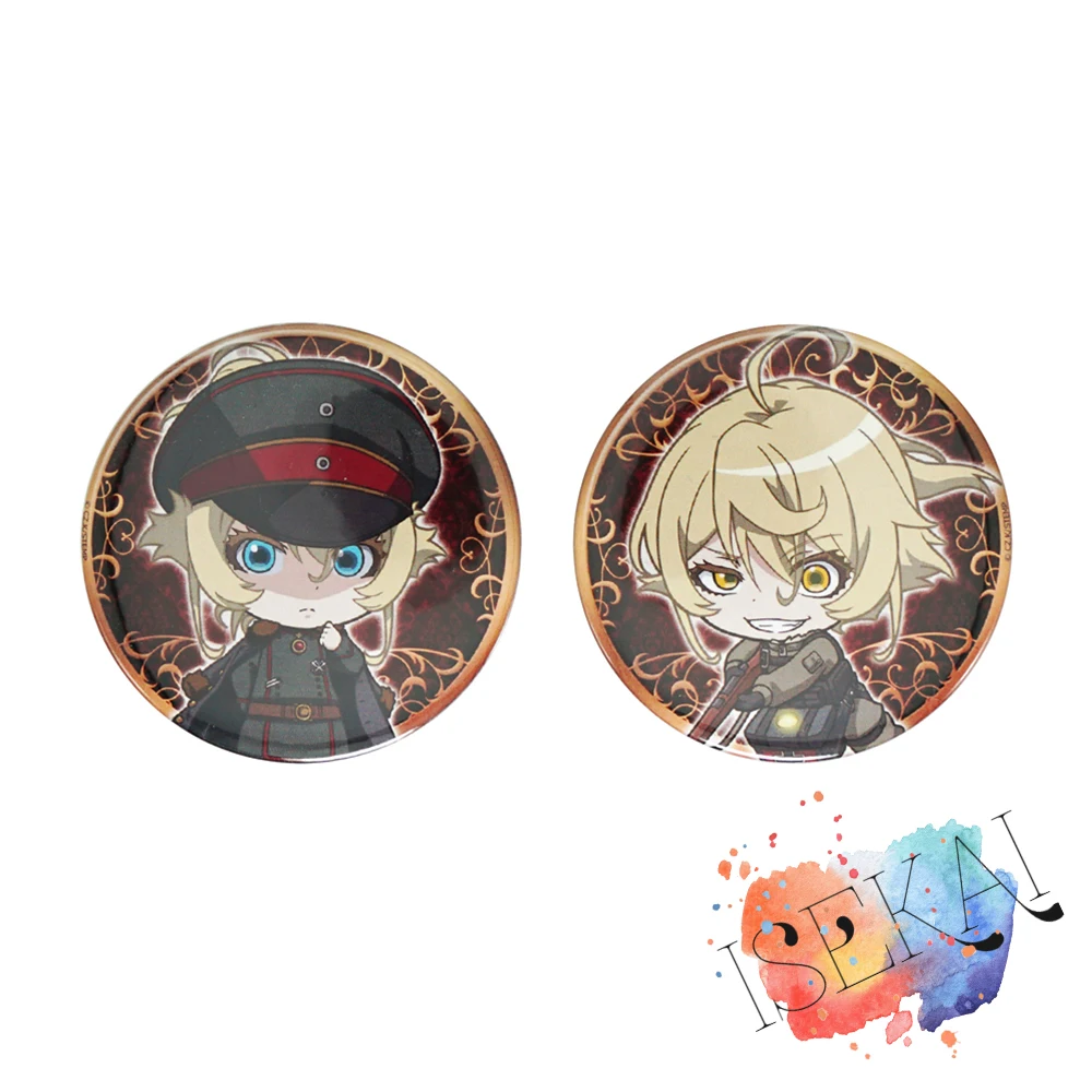 

Saga of Tanya the Evil Anime Tanya Von Degurechaff Cute Badge Brooch Pins