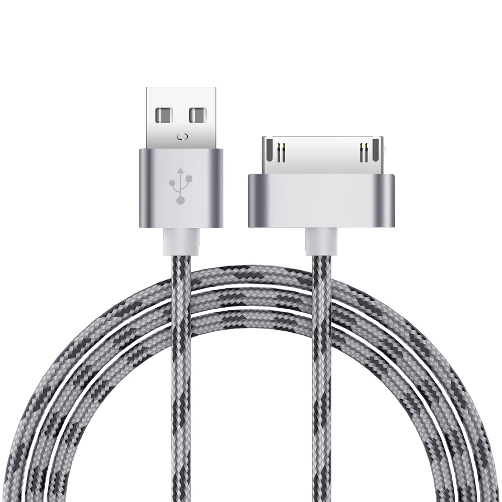

USB Cable Charge Fast Charging for iphone 4 s 4s 3GS 3G iPad 1 2 3 iPod Nano itouch 30 Pin Cable Charger adapter Data Sync cord