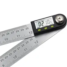 300 мм 1" Цифровой Угол линейки Finder метр транспортир Инклинометр Гониометр электронный угловой датчик из нержавеющей стали