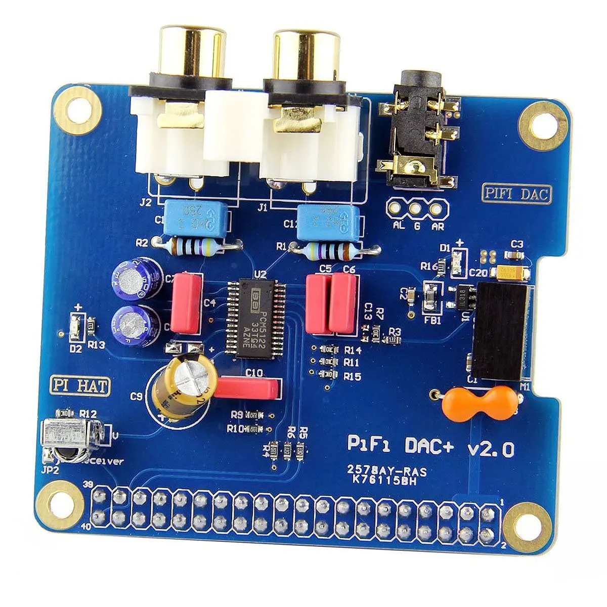 

Interface Special HIFI DAC+ audio Sound Card For Raspberry PI 3 B+/2B Version