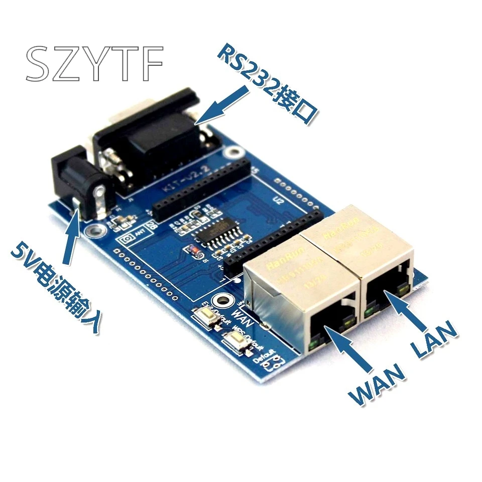 HLK RM04 Uart серийный порт для Ethernet wi fi беспроводной модуль с адаптером комплект