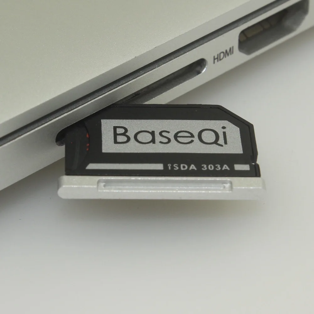 Original BaseQi aluminum Micro SD Adapter for MacBook Macbook Pro Retina 13 Original BaseQi aluminum Micro SD Adapter for MacBook Macbook Pro Retina 13