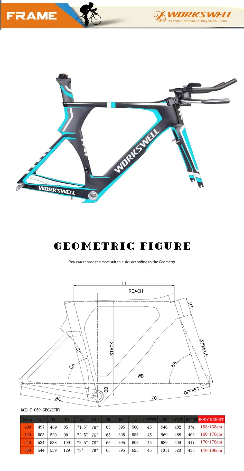 Clearance Discount price road carbon fiber TT frame time trail frame tt bike frame with high quality 0