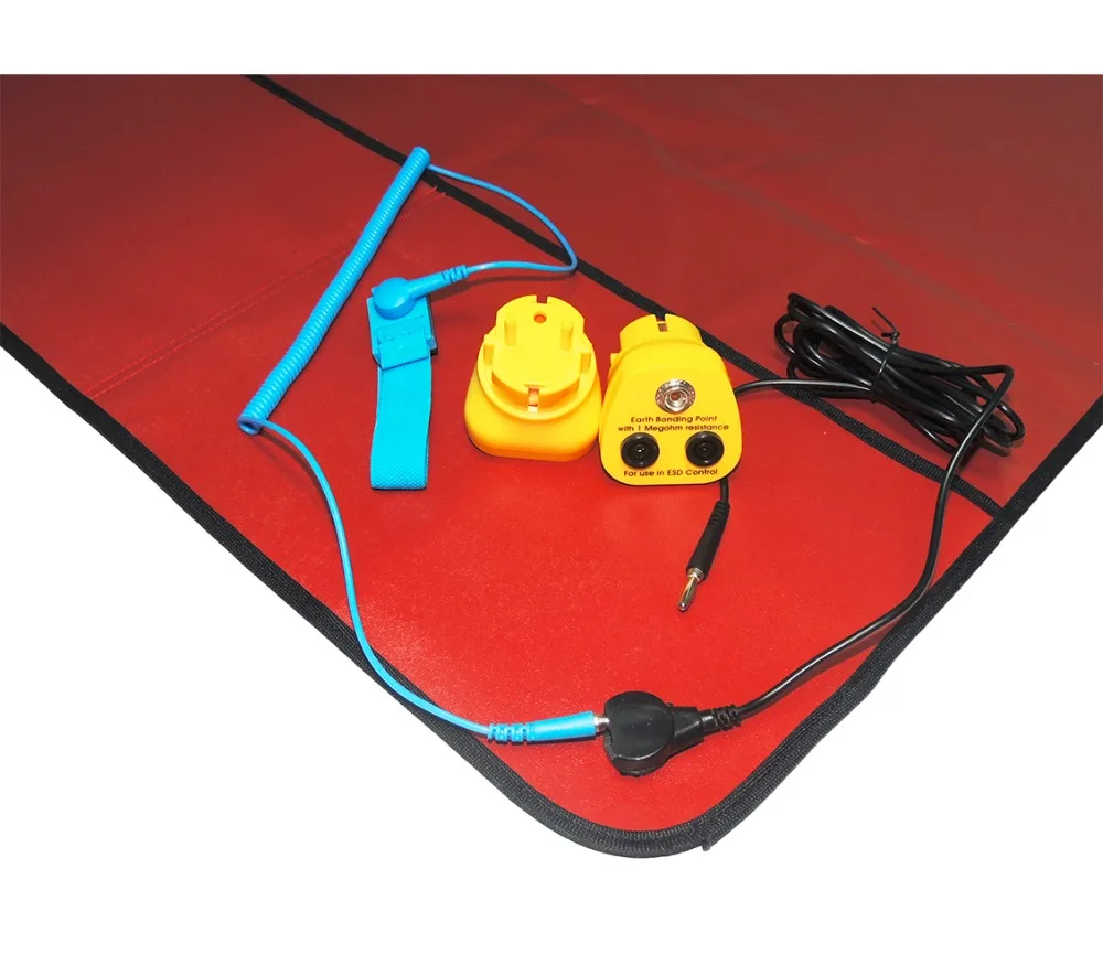 Free Shipping AIDACOM Anti-static Red Field Service Kits/ESD MAT with Blue Wrist Strap+2M Grounding Lead Kits+EU EBP Plug
Free Shipping AIDACOM Anti-static Red Field Service Kits/ESD MAT with Blue Wrist Strap+2M Grounding Lead Kits+EU EBP Plug