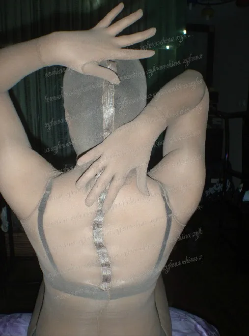 

SW07A046 Sheer bodystocking with glove and mask