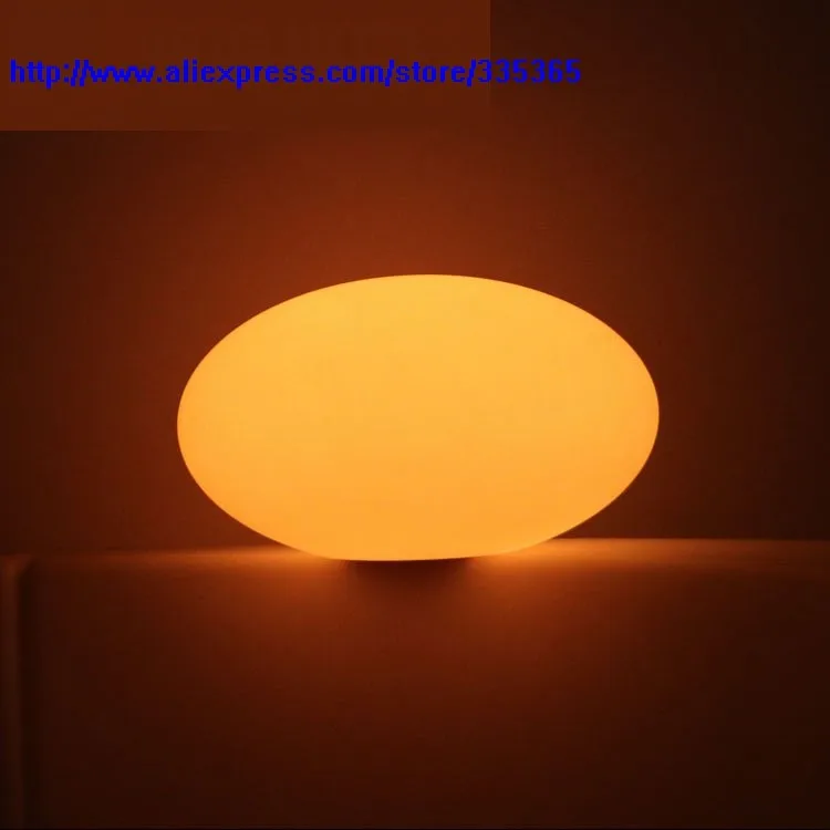 PE пластик эллипса 270X270X160 мм RGB аккумуляторная батарея плавающий светодиодный светильник для бассейна 1 Вт с пультом дистанционного управления и с зарядным устройством
