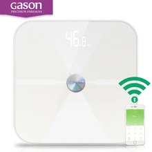 GASON T6 Body Fat Scales Floor Scientific Electronic LED Digital Weight Bathroom Household Balance Bluetooth APP Android or IOS