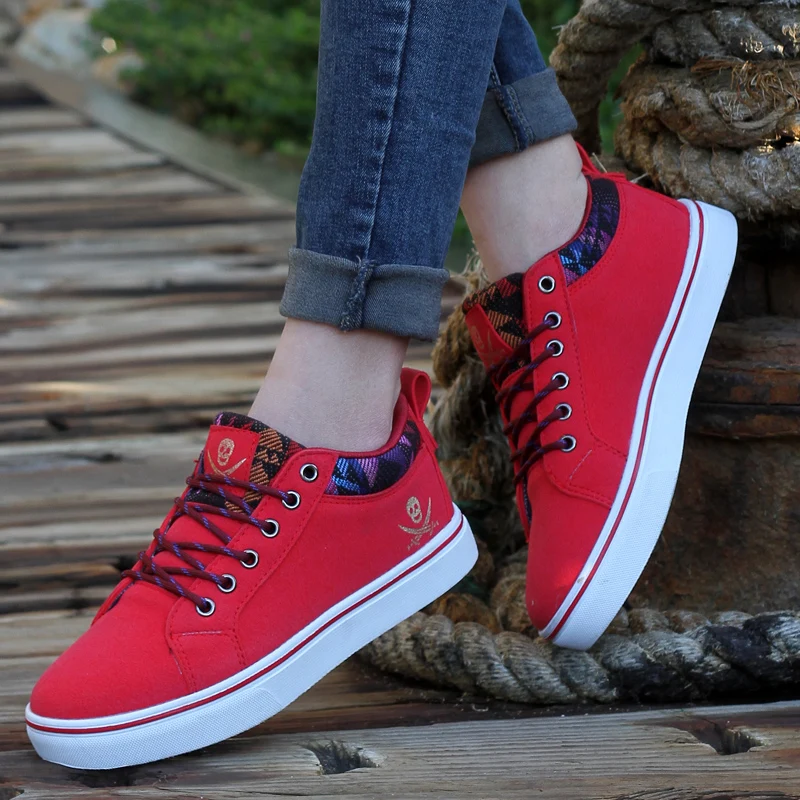 Nouveau Automne Formateurs Mujer Printemps Casual Chaussures Hommes Respirant bleu Belle Hombre Dames Plat Zapatillas Noir Femmes rouge Zapatos PkuZwXTOi
