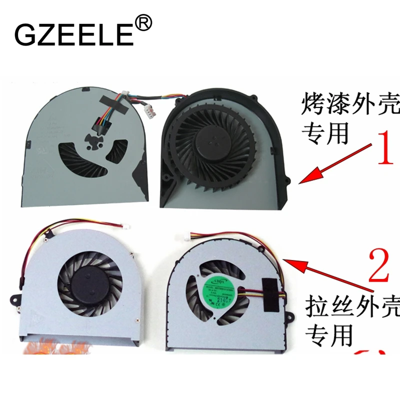 GZEELE охлаждающий вентилятор для ноутбука lenovo G480 G480A G480M G485 G580 G585 4 контакта кулер для процессора ноутбук AB07005HX12DB00