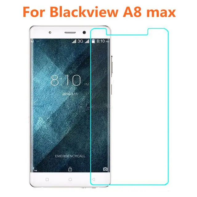 2.5D Закаленное стекло для Blackview A8 max Высококачественная защитная пленка Взрывозащищенная Защита экрана для A8max