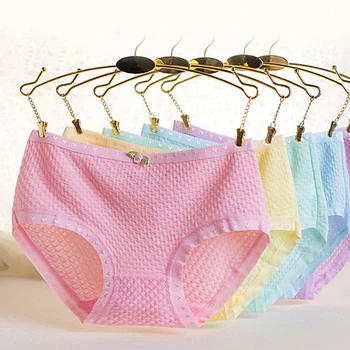 

Women Briefs Solid Color Girl Panties Ladies Sexy Underwear Female Underpants Sexy Panty 10 Colors